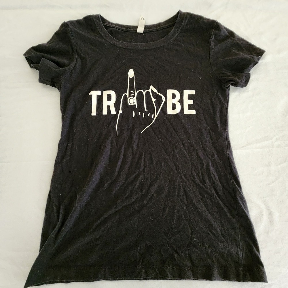 Bachelorette Party Tribe Ring Finger‎ Next Level Black T-Shirt Women's M
